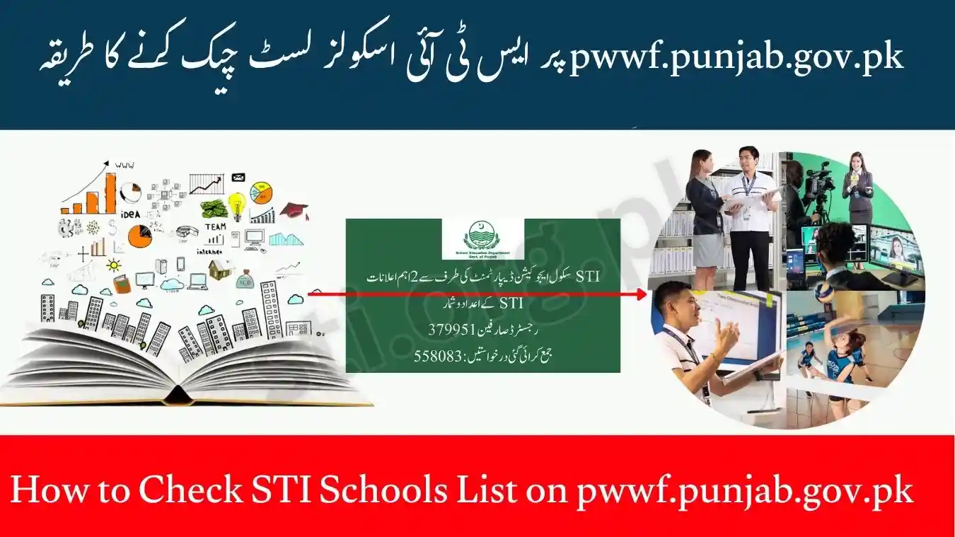 How to Check STI Schools List on pwwf.punjab.gov.pk