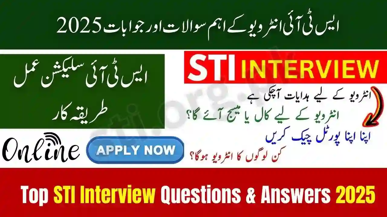 Top STI Interview Questions & Answers 2025