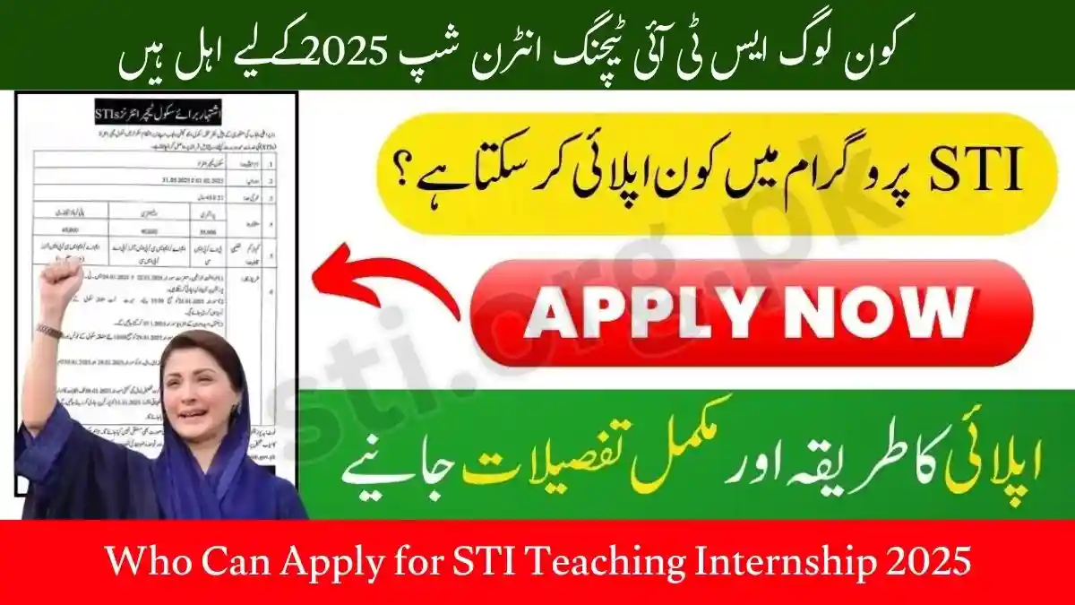 Who Can Apply for STI Teaching Internship 2025