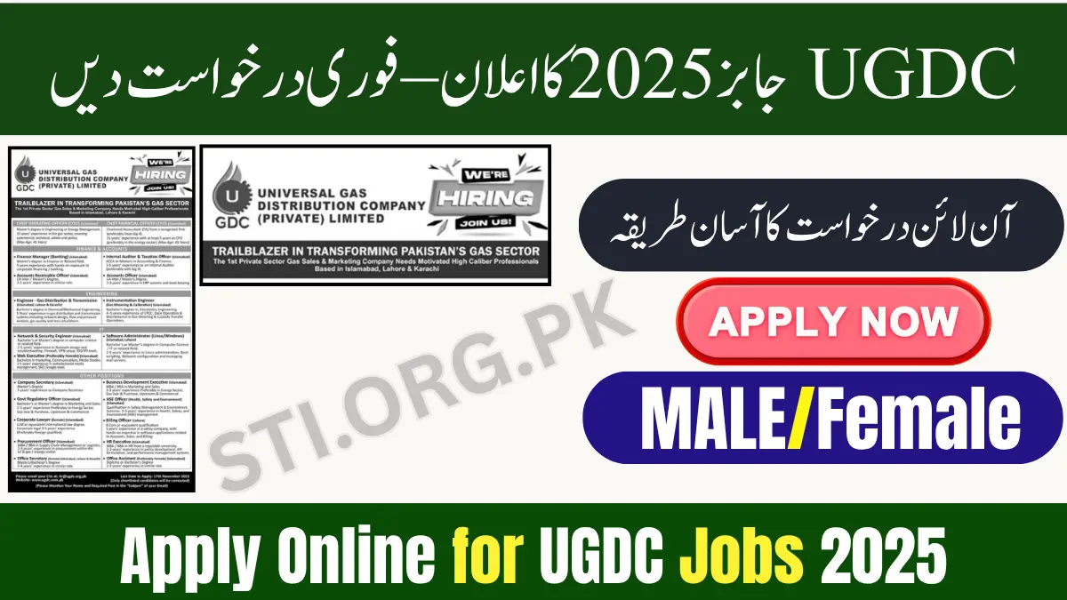 Apply Online for UGDC Jobs 2025