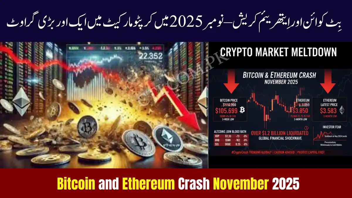 Bitcoin and Ethereum Crash November 2025