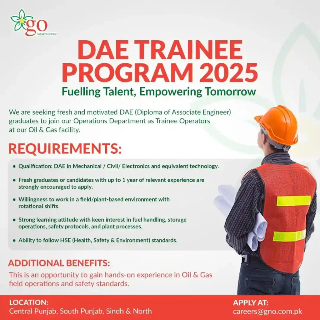 GO Oil and Gas trainee program