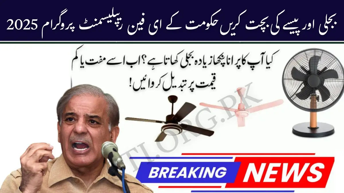 Govt E-Fan Replacement Program 2025