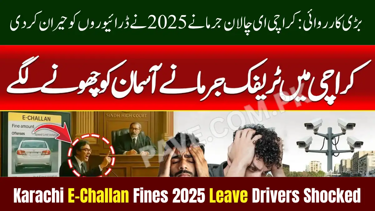 Karachi E-Challan Fines 2025 Leave Drivers Shocked