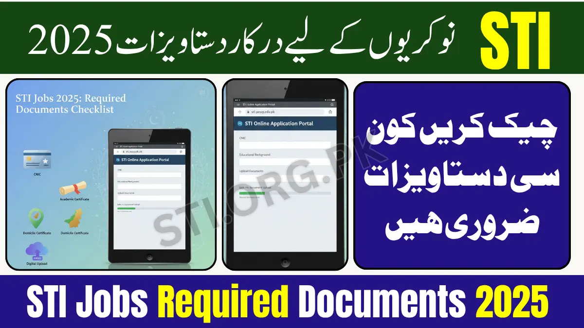 STI Jobs Required Documents 2025