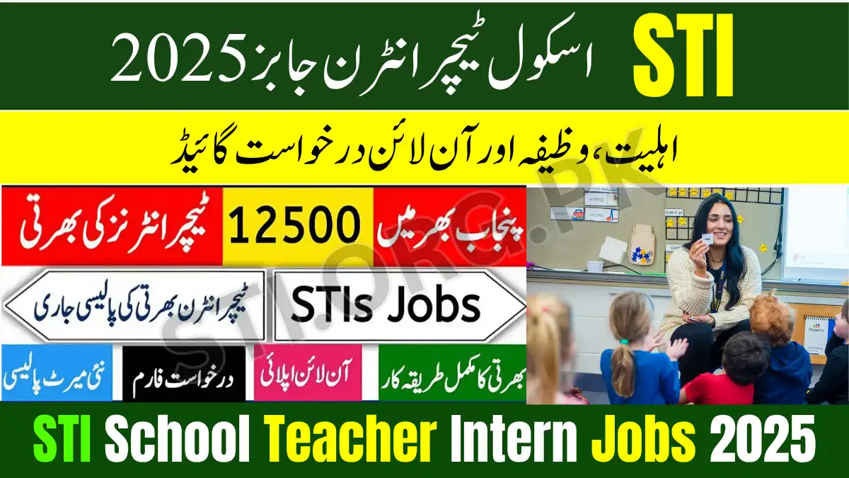 STI School Teacher Intern Jobs 2025