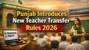 Punjab Teacher Transfer Policy 2026