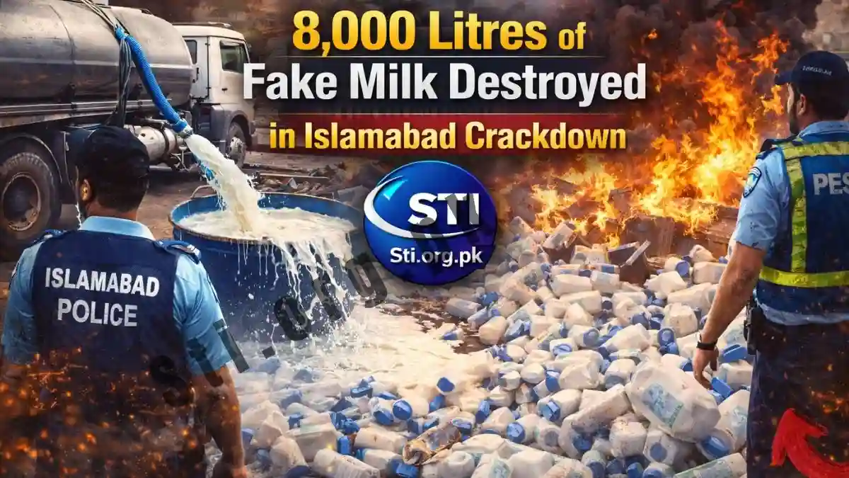 8,000 Litres of Fake Milk Destroyed in Islamabad Crackdown