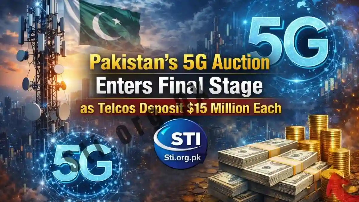 Pakistan’s 5G Auction Enters Final Stage as Telcos Deposit $15 Million Each