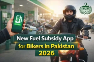 New Fuel Subsidy App for Bikers in Pakistan 2026