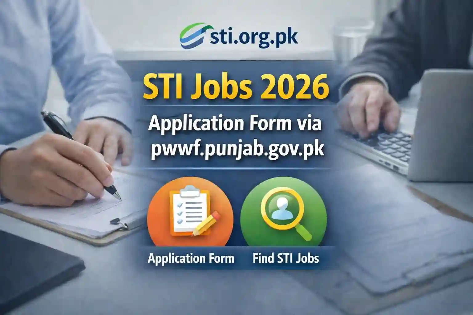 STI Jobs 2026 Application Form via pwwf.punjab.gov.pk
