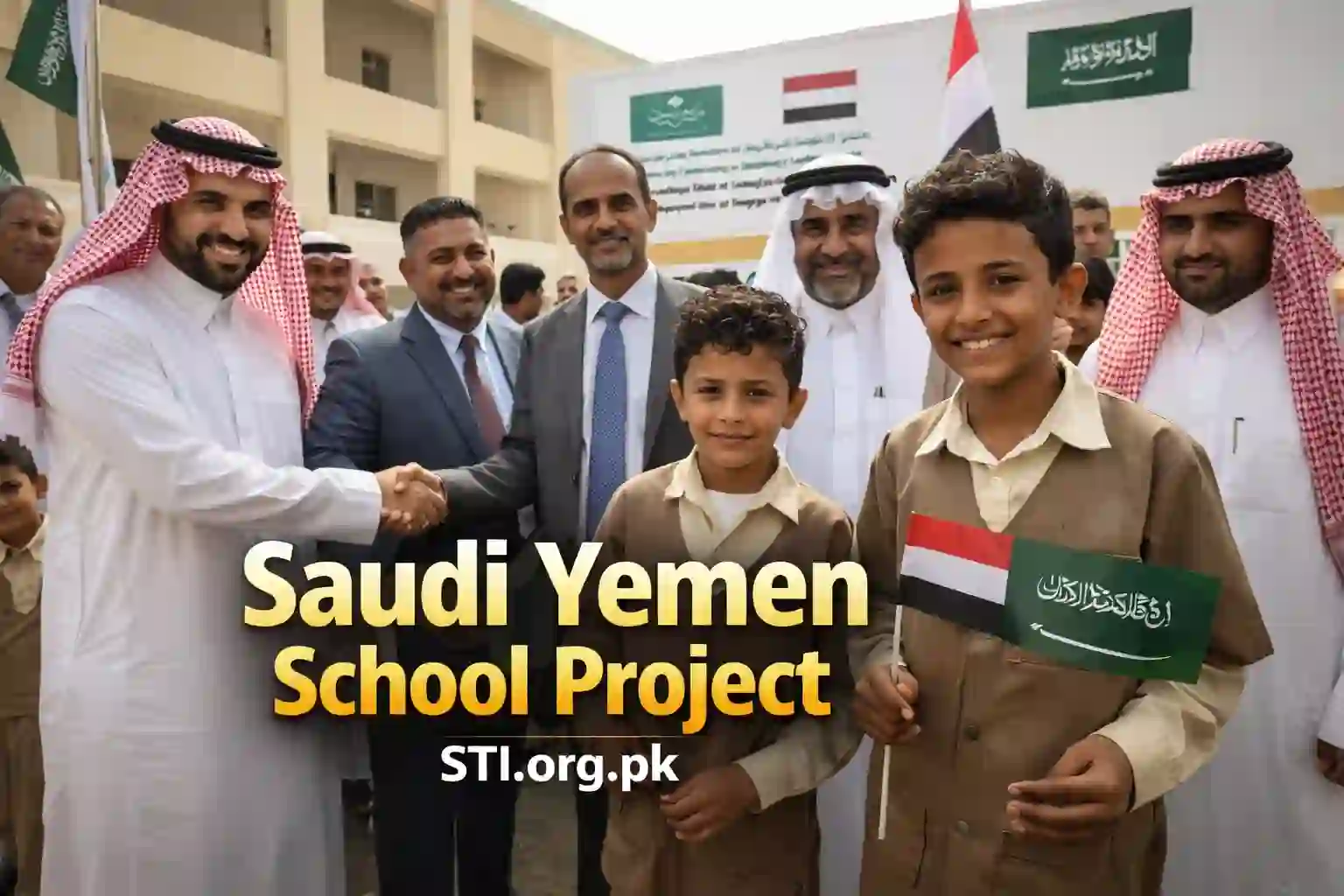 Saudi Arabia Launches New Model School Project in Yemen