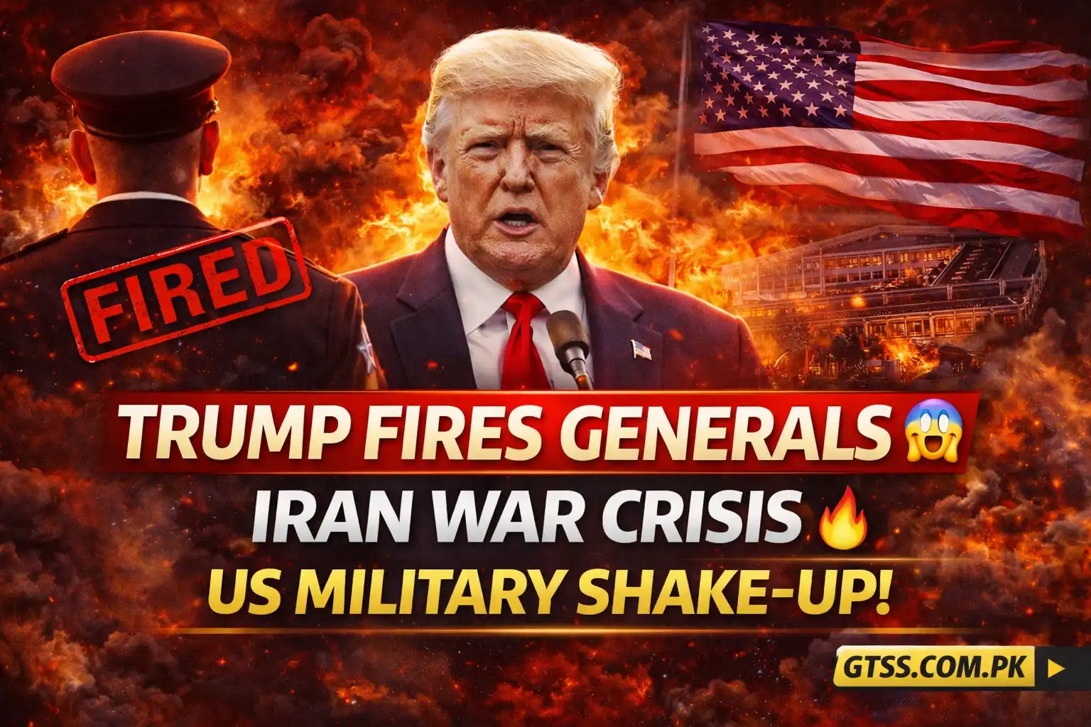 Trump Fires US Army Chief & Generals During Iran War – Full Strategy Crisis Explained 2026
