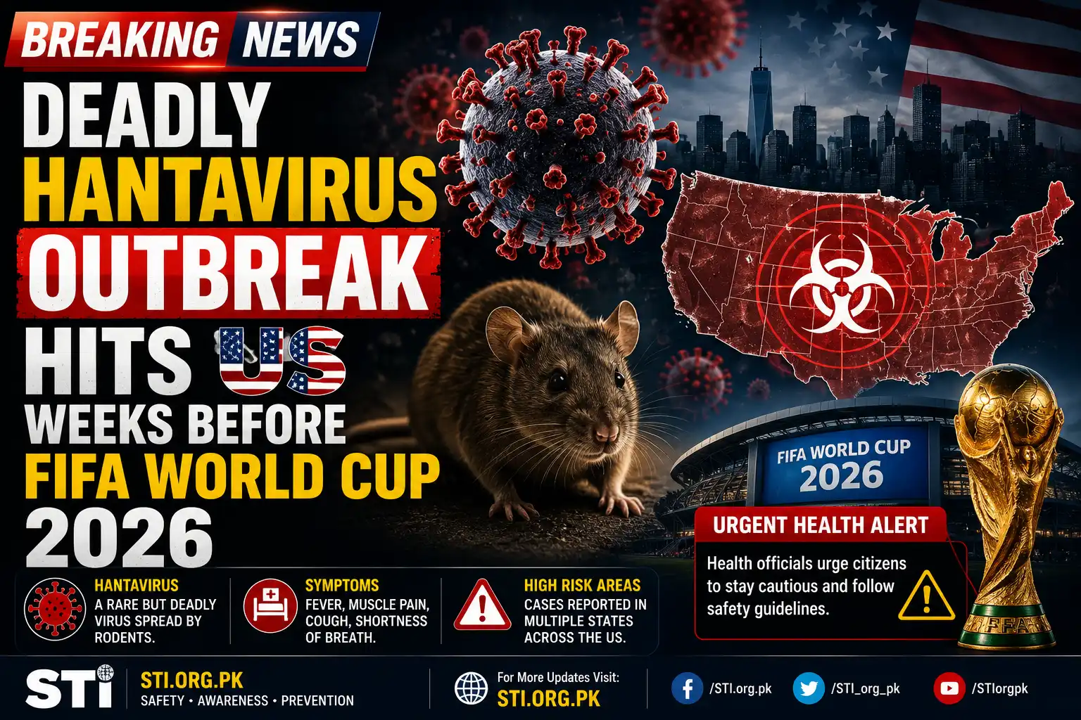 Deadly Hantavirus Outbreak Hits US Weeks Before FIFA World Cup 2026