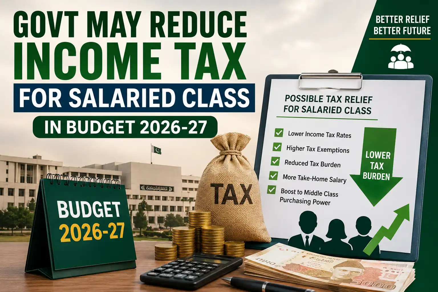Govt May Reduce Income Tax for Salaried Class in Budget 2026-27