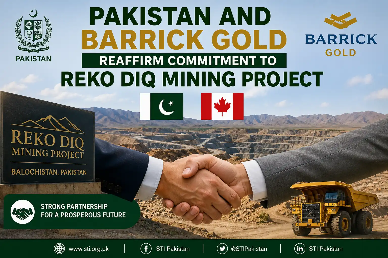 Pakistan and Barrick Gold Reaffirm Commitment to Reko Diq Mining Project
