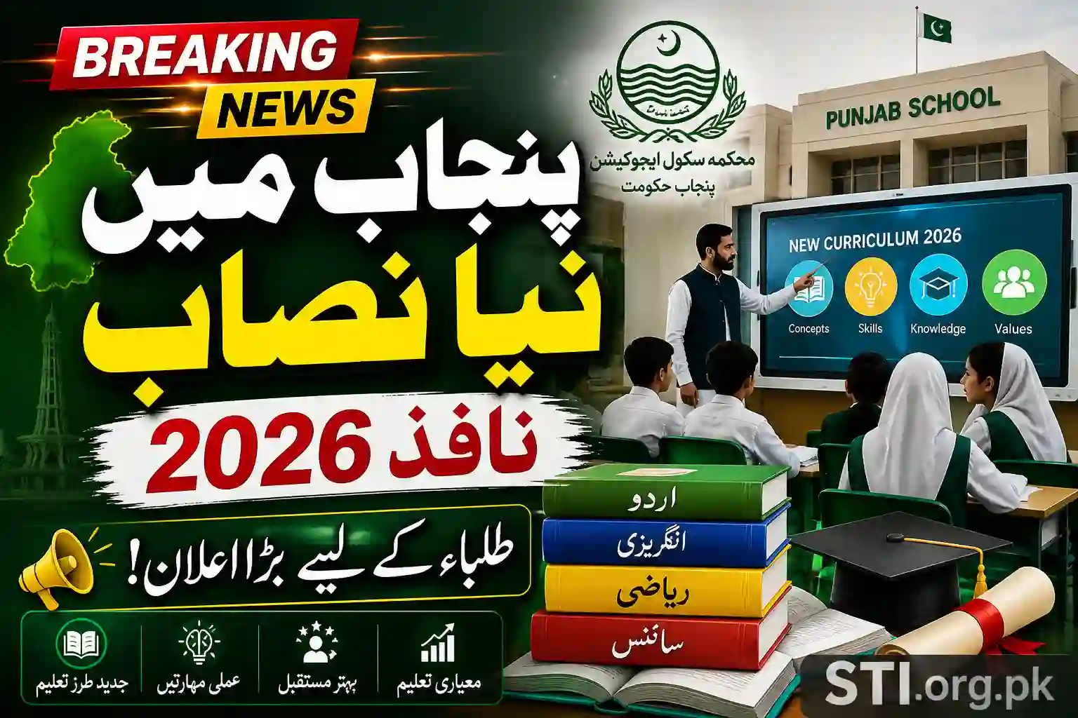 Punjab Govt Announces Major School Curriculum Change 2026