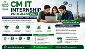 CM IT Internship Program 2026 Pakistan Registration Process, Benefits & Last Date