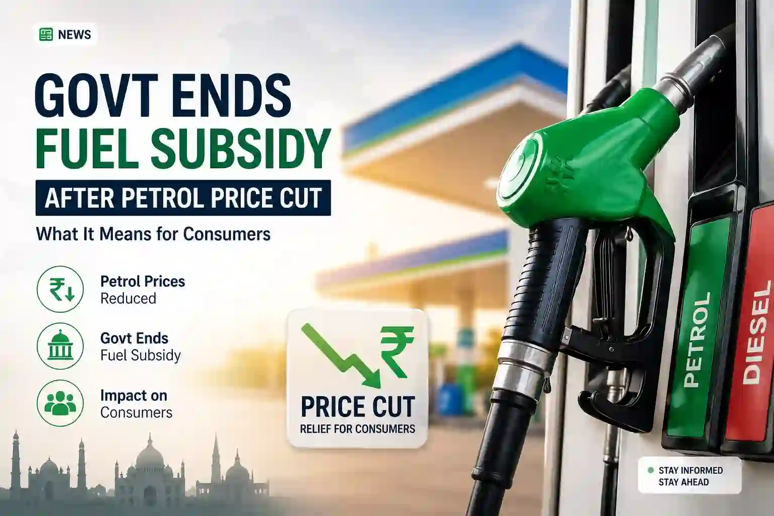 Govt Decides to End Fuel Subsidy After Major Petrol Price Cut – What It Means for Consumers