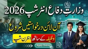 Latest Ministry of Defence Internship 2026 in Pakistan Apply Online for Paid Development Fellow Positions