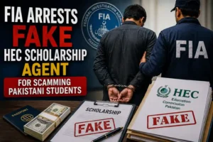 FIA Arrests Fake HEC Scholarship Agent for Scamming Pakistani Students Fake US Admission Scam Exposed