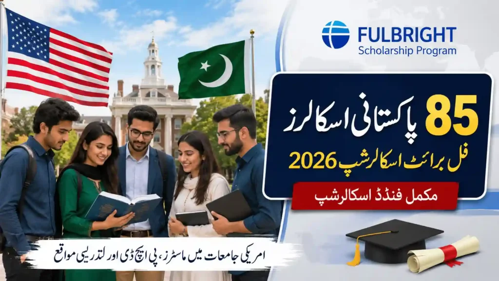 Fulbright Scholarship 2026 85 Pakistani Scholars Selected for Fully Funded Study in the USA