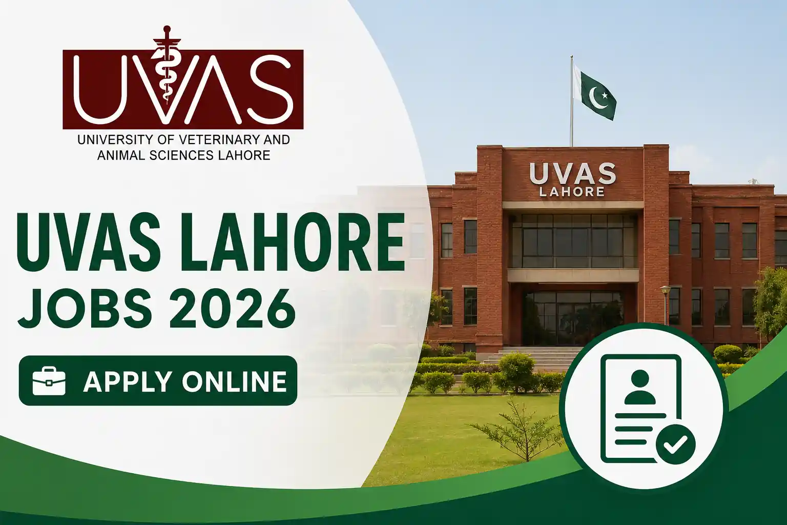 Government Jobs in UVAS Lahore