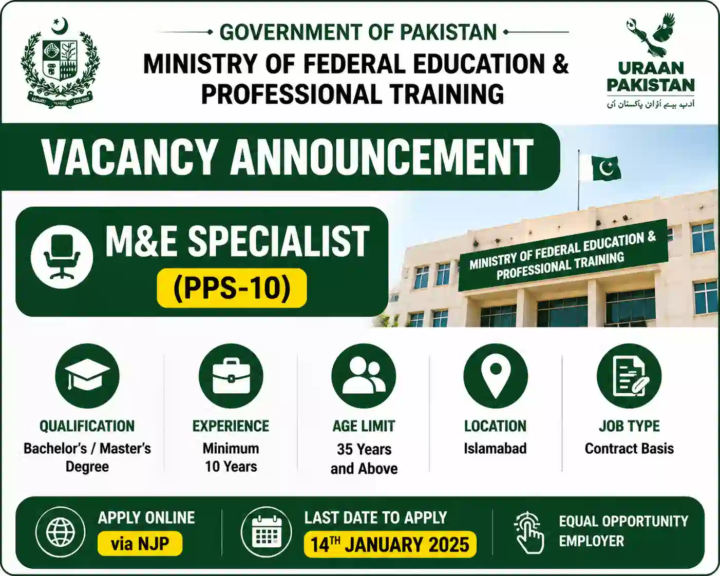 Ministry of Federal Education Jobs