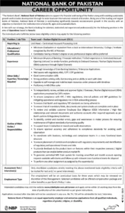 National Bank of Pakistan Careers 2026 Online Apply, Eligibility, Last Date & Latest Vacancies