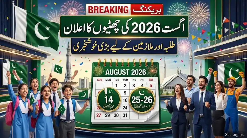 Pakistan August Holiday List 2026