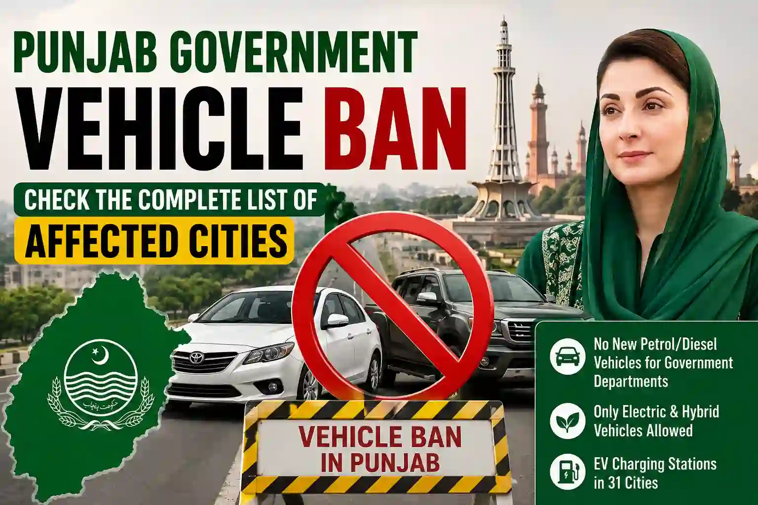 Punjab Government Vehicle Ban Check the Complete List of Affected Cities