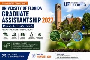 University of Florida Graduate Assistantship 2027