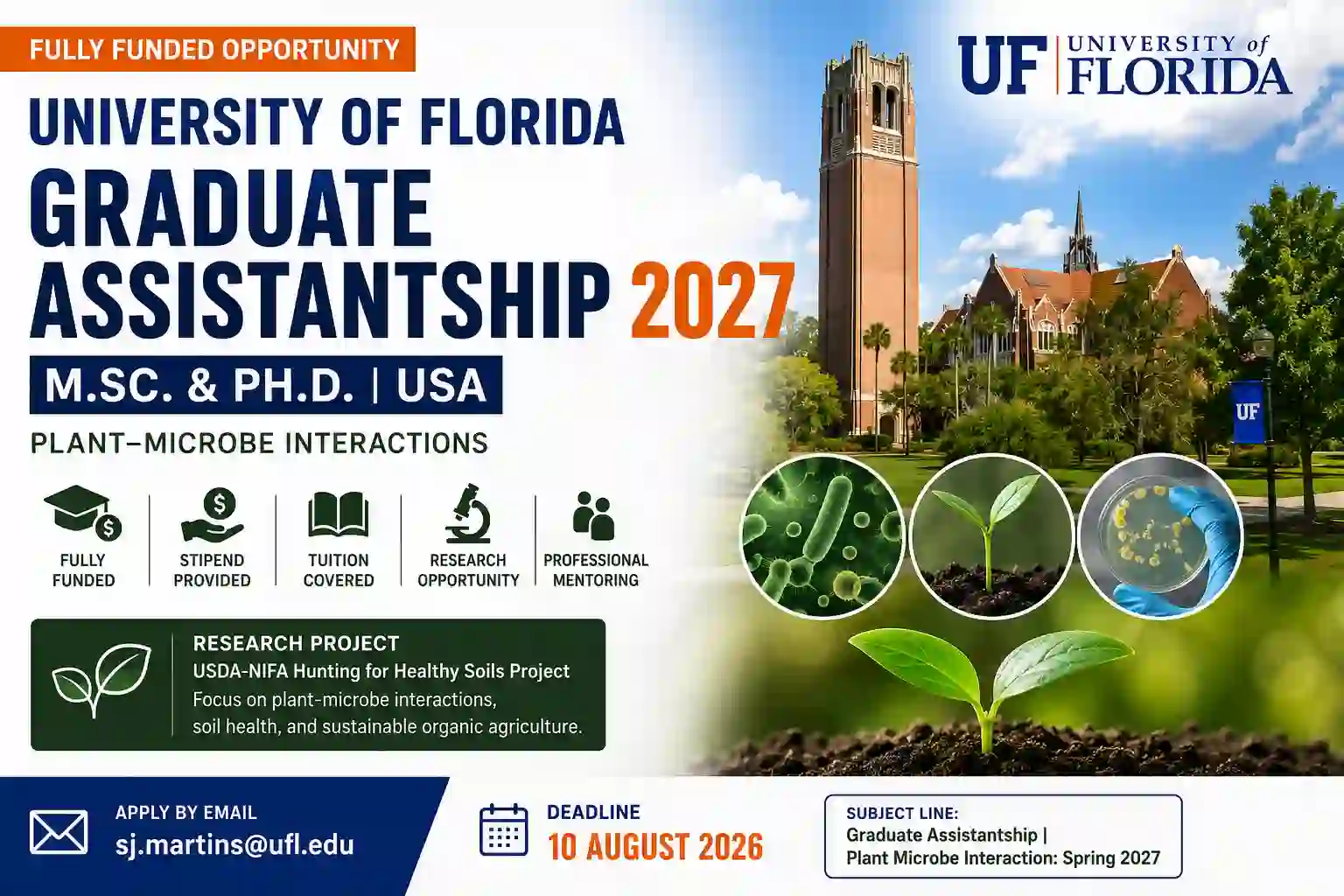 University of Florida Graduate Assistantship 2027