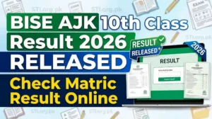 BISE AJK 10th Class Result 2026 Released – Check Matric Result Online