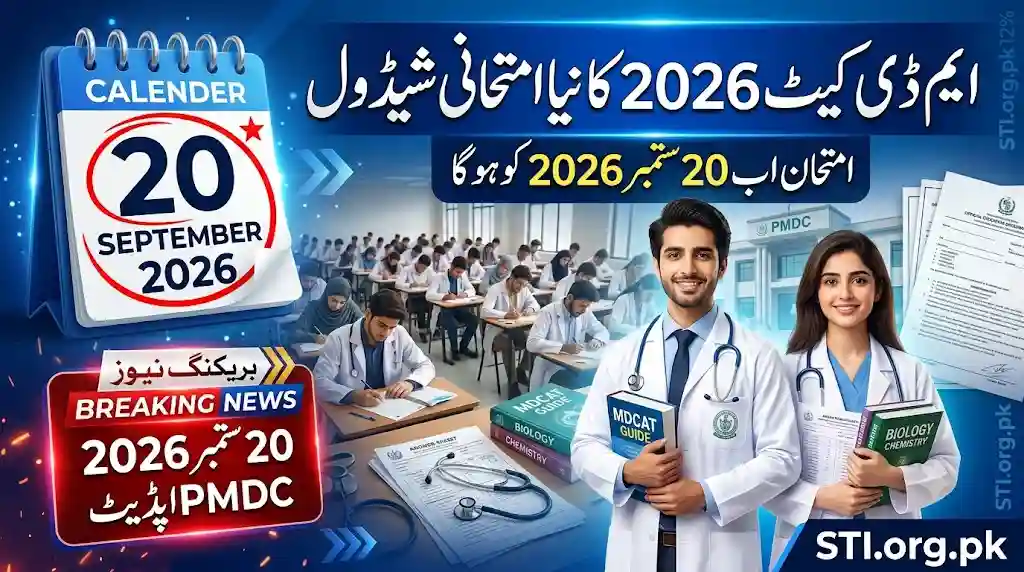 MDCAT 2026 September 20 Exam Date Confirmed After PMDC Postponement