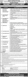 MTI KICH Peshawar Jobs 2026 – Apply for Latest Medical, Nursing & Technical Vacancies