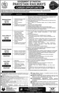 Pakistan Railways Jobs 2026 – Career Opportunities Apply Online