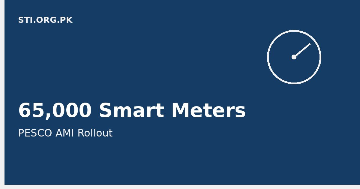 PESCO to Install 65,000 Smart Meters in Peshawar and Khyber PESCO to Install 65,000 Smart Meters in Peshawar and Khyber