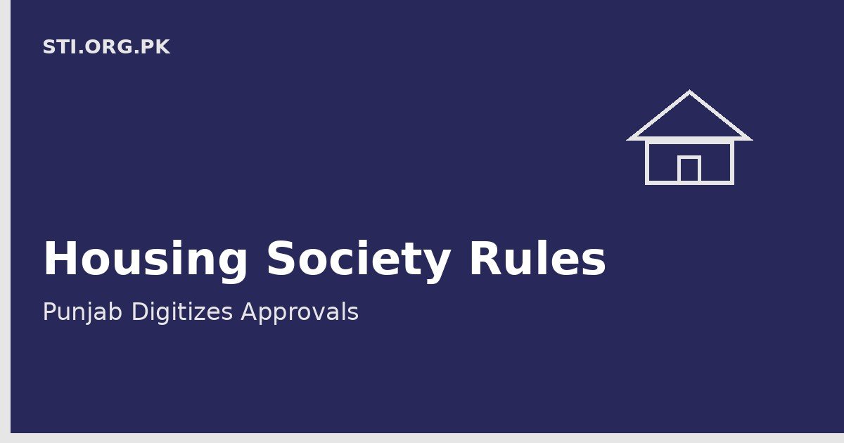 Punjab to Digitize Approval Process for Housing Societies