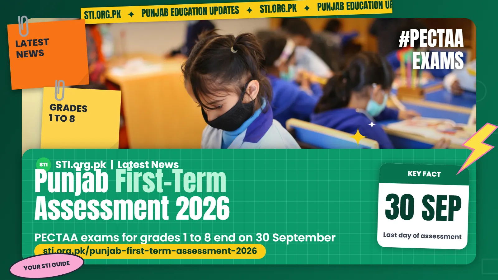 Latest News: Punjab First-Term Assessment Ends 30 September Latest News: Punjab First-Term Assessment Ends 30 September
