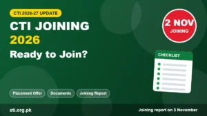 CTI Joining 2026: Placement Offer, 2 November Joining and Portal Joining Report Guide CTI Joining 2026: Placement Offer, 2 November Joining and Portal Joining Report Guide