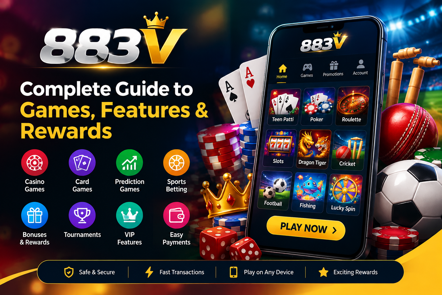 883V: Complete Guide to Games, Features & Rewards 883V: Complete Guide to Games, Features & Rewards