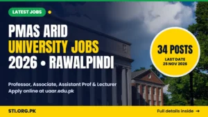 Latest Jobs: PMAS Arid University Jobs 2026 for 20 Faculty Posts from Lecturer to Professor Latest Jobs: PMAS Arid University Jobs 2026 for 20 Faculty Posts from Lecturer to Professor